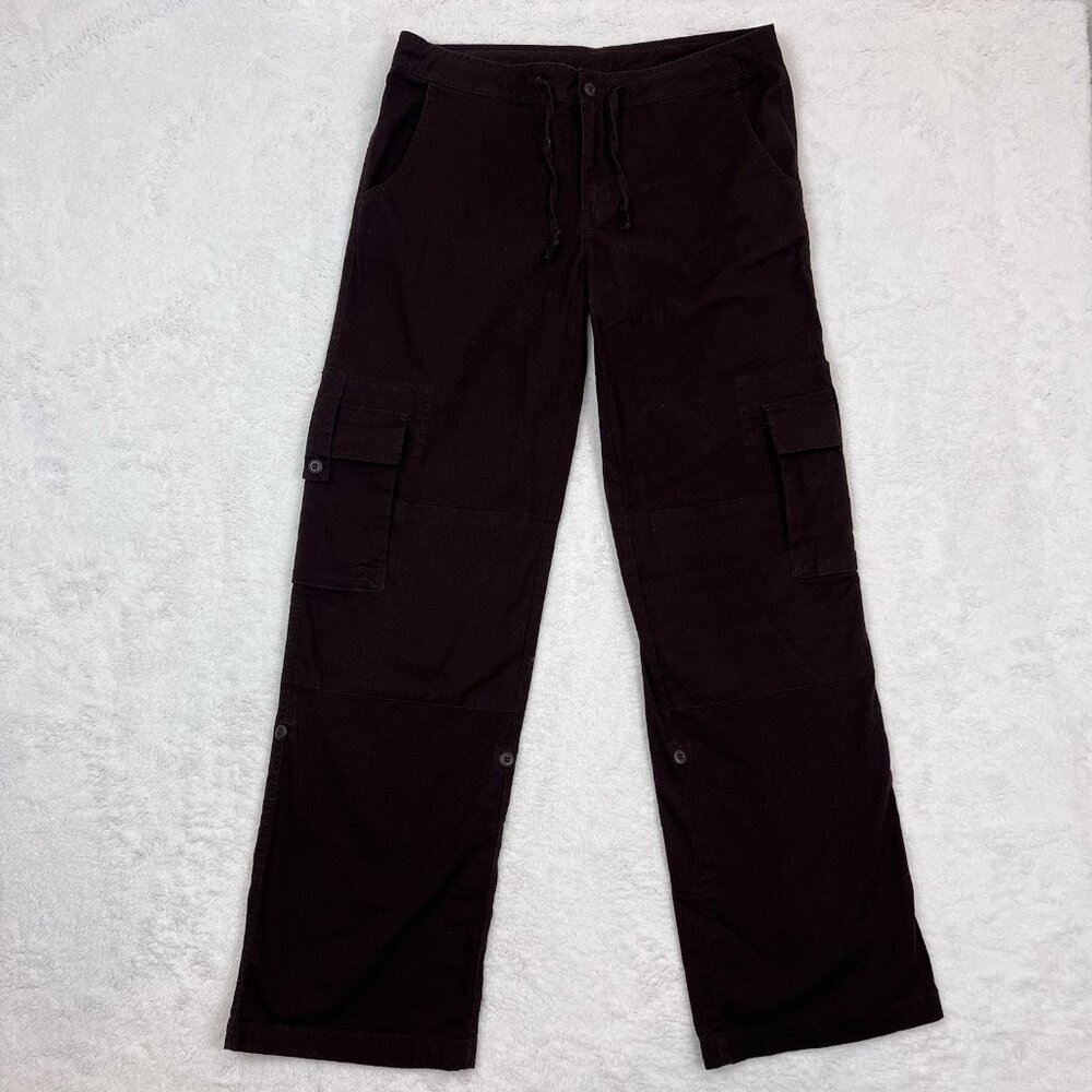 Prana Pants Women’s Size 10 ‎ Brown Straight Leg Convertible Cargo Outdoors
